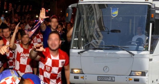 Čapljina: Navijači reprezentacije Hrvatske napali autobus Oružanih snaga BiH