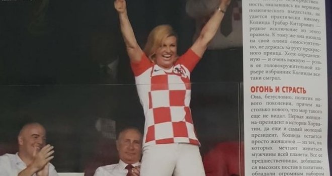 'Ah, kakva ženska!': Predsjednica Hrvatske apsolutni hit u Rusiji, nahvalili je u popularnom magazinu...