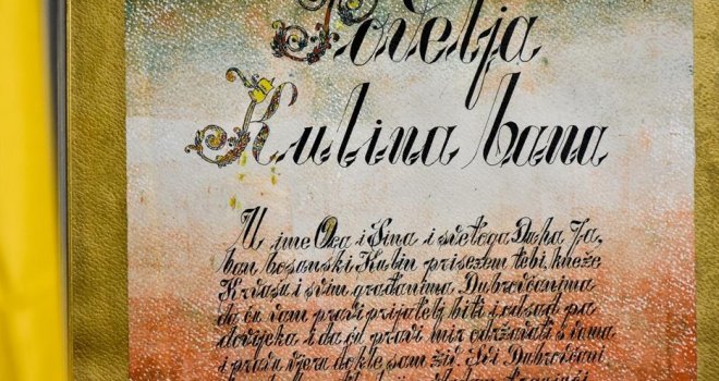 Danas je 831. godišnjica Povelje Kulina bana: Svjedočanstvo bosanske državnosti
