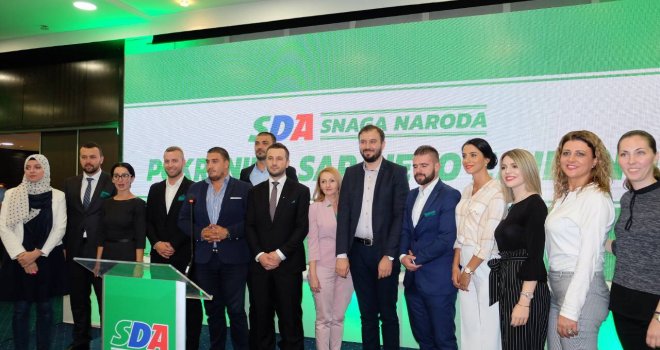 Predstavljeni mladi sa liste SDA za Skupštinu KS: Najavljena izgradnja stadiona, uređenje Vrela Bosne, plansko širenje grada...