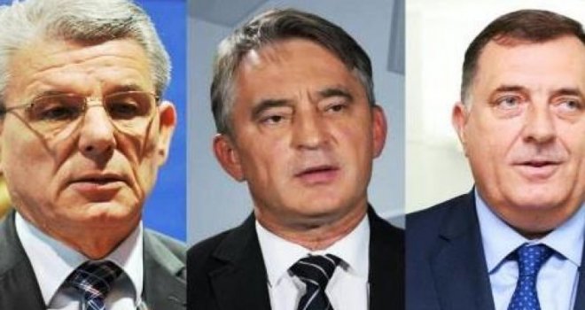 Dodik, Komšić i Džaferović na ceremoniji zatvaranja EYOF-a