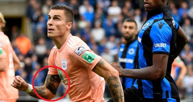 Zakuhalo se zbog tetovaže: Čelnici Anderlechta održali sastanak sa Vranješom, hoće li bh. Zmaj ostati u klubu?