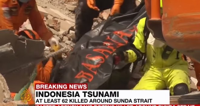 Raste broj žrtava vulkanskog tsunamija u Indoneziji: Ubio najmanje 222 osobe...