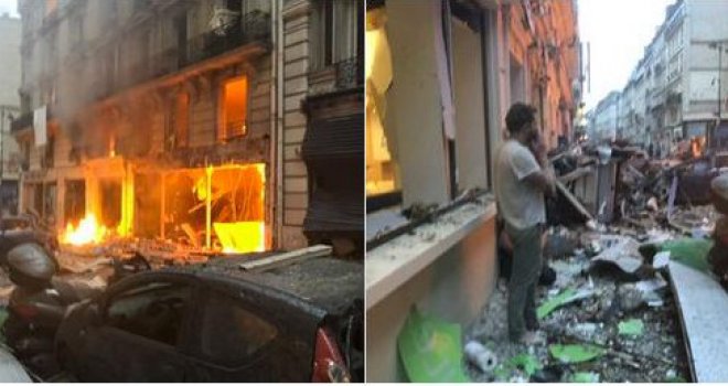Stravična eksplozija u centru Pariza: Ima povrijeđenih, gore zgrade, automobili...