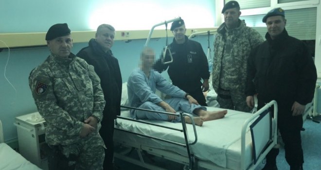 Mevludin Halilović posjetio povrijeđenog policijskog službenika