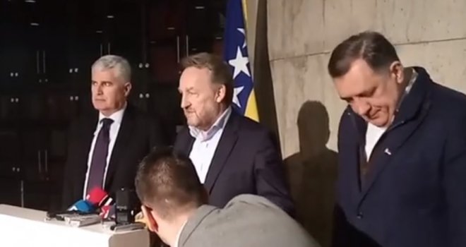 U toku sastanak Čovića, Dodika i Izetbegovića: Hoće li ovo konačno biti 'završni' razgovori?