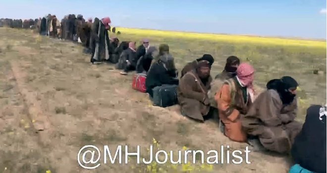 Čeka se objava konačnog poraza ISIS-a: Pogledajte nevjerovatnu snimku predaje i nepreglednu kolonu džihadista