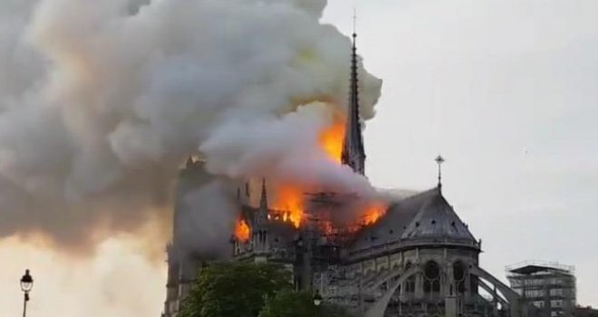 Cure nove informacije o početku požara u Notre-Dameu, dva su velika problema
