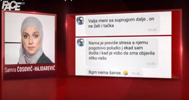 Ćosović - Hajdarević otkazala gostovanje na Face TV sa suludim izgovorom - Ne da mi muž! Bgm, nema šanse... 