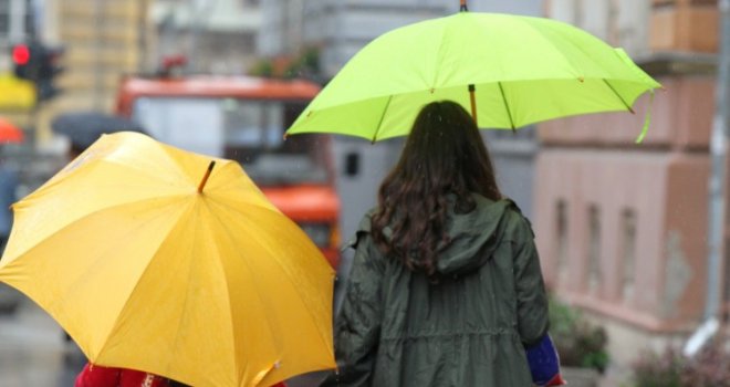 U BiH i dalje kiša, pljuskovi i niže temperature: Evo kad će stići razvedravanje