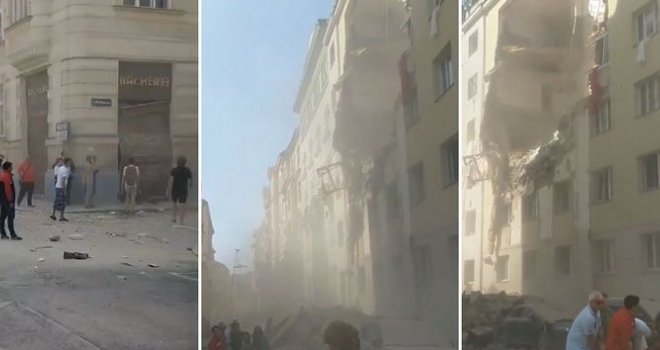 Strašna eksplozija u centru Beča: Srušila se zgrada, najmanje deset povrijeđenih