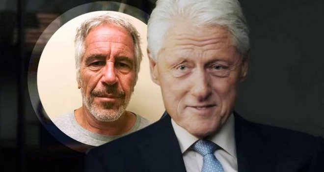 Izopačeni milijarder Jeffrey Epstein imao je bizaran portret na kojem je Bill Clinton u haljini i štiklama