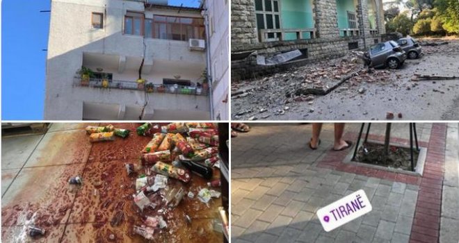 Apokaliptični prozori: U noći novi snažan zemljotres potresao Albaniju, najmanje 105 povrijeđenih