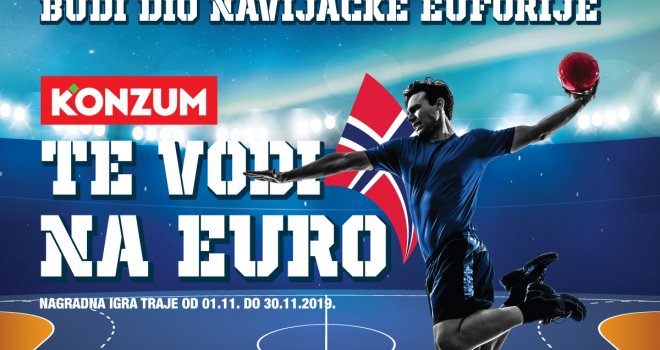 Konzum svoje kupce vodi u Norvešku na Europsko rukometno prvenstvo 