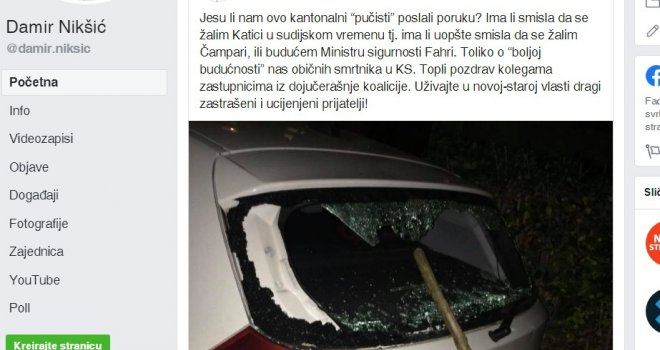 Damir Nikšić nakon što mu razbiše BMW: Moram prvo da dokažem 'oklen mi auto'... U ovom trenutku - to je prioritet! 