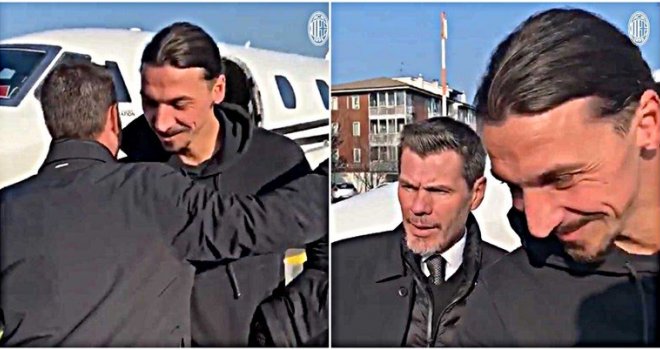 Ibrahimović sletio u Milano, dočekao ga Boban: Porazgovarali na 'našem' jeziku, a onda je Zlatan nešto otkrio...