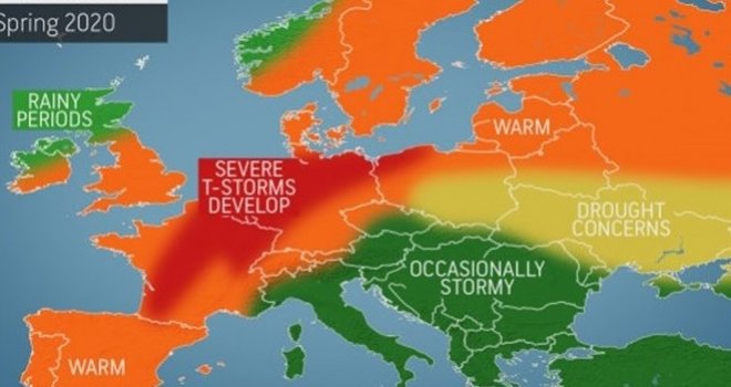 Najpoznatiji svjetski meteorološki servis objavio prognozu sve do ljeta: Ugrijat će puno ranije...