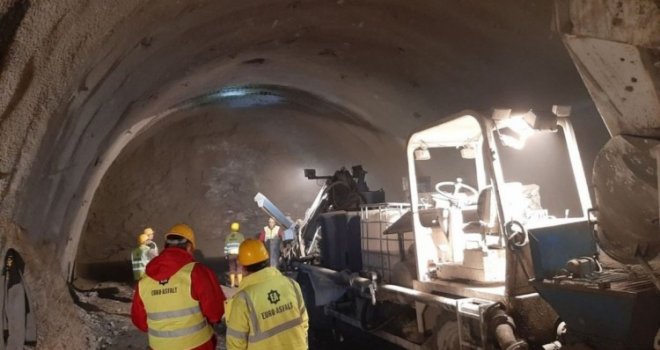 Izgrađeno blizu kilometar tunela Hranjen, 150 ljudi radi bez prestanka