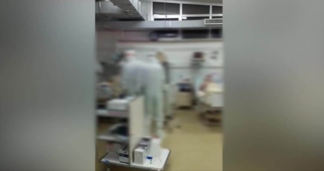 Rijetke snimke: Pogledajte kako izgleda COVID odjeljenje bolnice u Novoj Biloj, ljekari u punoj spremi...
