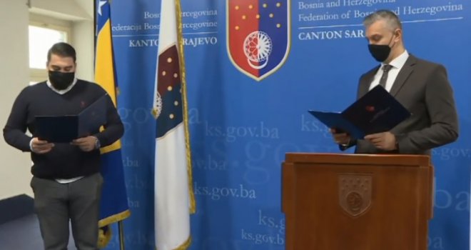 Haris Zahiragić položio zakletvu za zastupnika u Skupštini KS