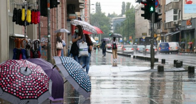 U BiH danas jače naoblačenje s kišom i grmljavinom