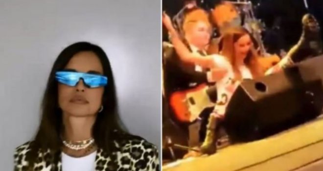 Severina se u zanosu prevrnula preko zvučnika pa povrijedila kičmu, dizali je muzičari