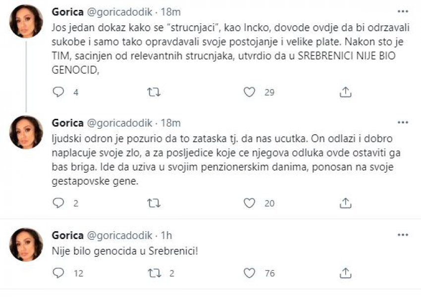 gorica-dodik-tweet