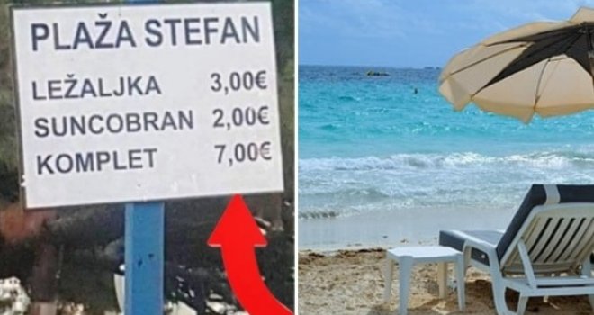 Matematika na plaži zbunila turiste: Ležaljka 3 eura, suncobran 2, a komplet 7 eura? Kako sad to?!