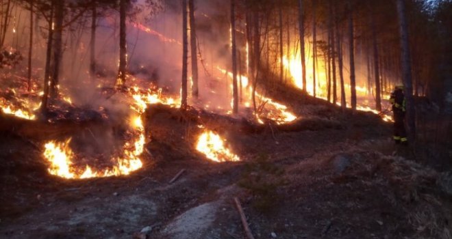 Gori u Mostaru, Jablanici, Konjicu i Stocu: Aktivirali se stari i buknuli novi požari