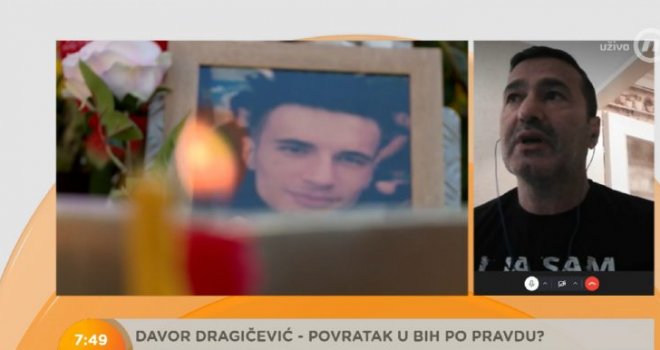 Davor Dragičević: Vraćam se u Banjaluku. Ubili su mi dijete, pa neka sad ubiju i mene