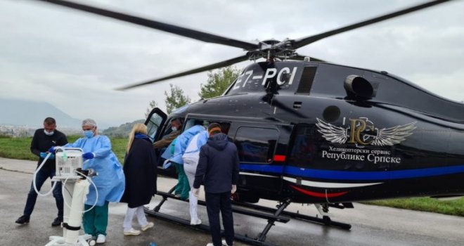 Hitni transport: Trudnica iz sarajevske Opće bolnice helikopterom RS izmještena u Zagreb