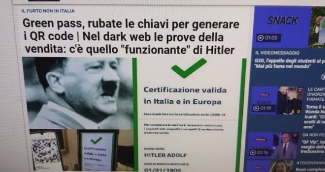 I Adolf Hitler dobio svoj QR kod za Covid certifikat: Cijepio se i može se slobodno kretati i putovati!  