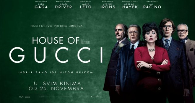Stiže novi filmski hit Ridleya Scotta: Šokantna istinita priča 'House of Gucci' u kinima od 25. novembra 