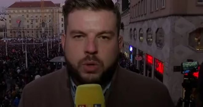 Demonstranti protiv covid mjera napali reportera RTL-a: Prvo su me udarili laktom u rebra, onda su...