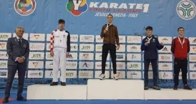 Karatista Sanjin Hukara iz Goražda svjetski prvak u kategoriji kadeta do 70 kilograma