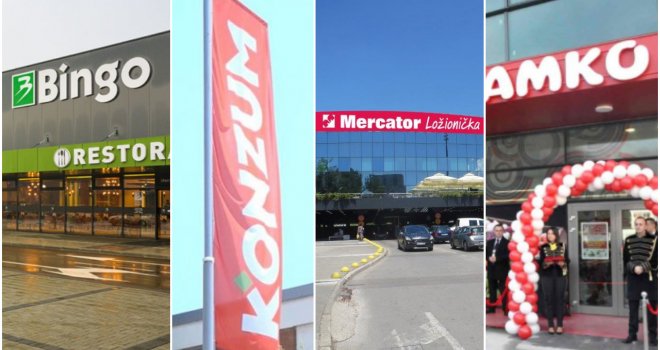 Oglasili se iz kompanija Bingo, Konzum, Mercator i Amko: Zašto je došlo do povećanja cijena