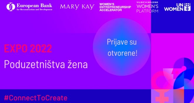 Otvoren poziv za prijavu na Regionalni virtuelni sajam poduzetništva žena EXPO 2022