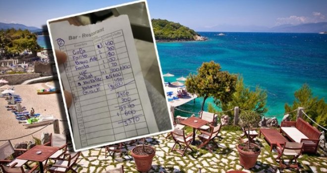 Račun iz gala restorana šokirao regiju: Kilogram školjki, po pola kilograma lignji i kozica, dvije salate i piće - bagatela!