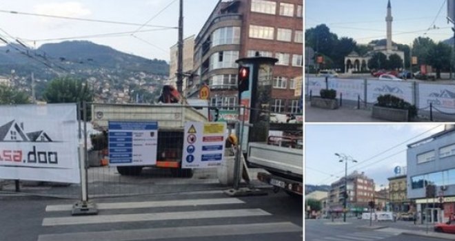 Novo ruglo u centru Sarajeva, Kapidžić zabranio radove... Načelnik Mandić: Nikad inspekcija brža nije bila!