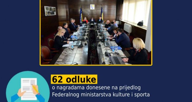 Skoro 600.000 KM iz federalnog budžeta za najbolje sportiste, trenere i klubove