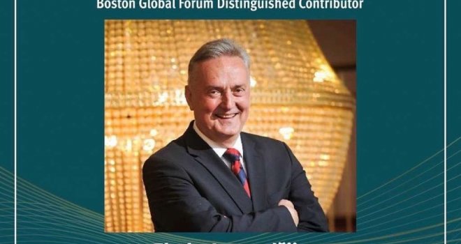 Zlatko Lagumdžija dobio prestižno priznanje tokom 10. konferencije Boston Global Foruma