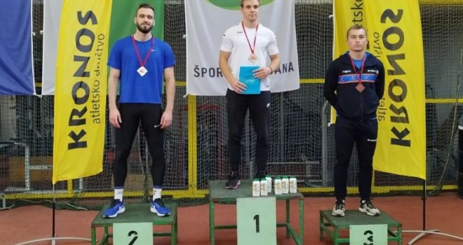 Na međunarodnom atletskom mitingu u Ljubaljana Vikalo osvojio drugo mjesto