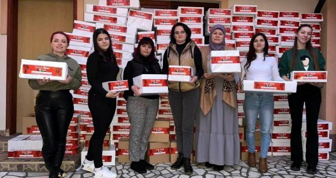 Žene SDP-a za žene Sirije: 205 paketa sa osnovnim higijenskim potrepštinama