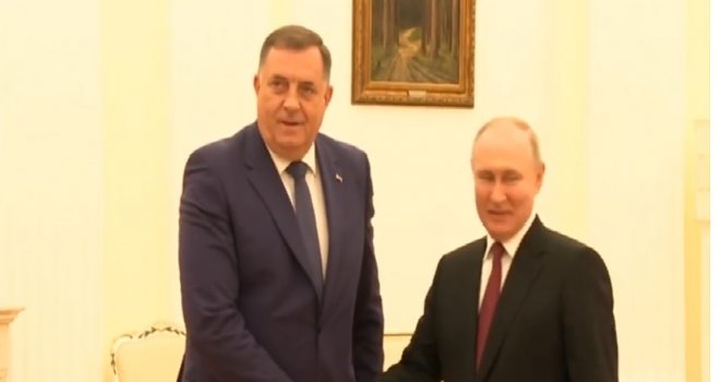 DW: 'Putin ima samo jedan cilj u BiH, a Dodik to  izvršava'