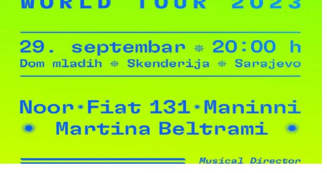  29. septembra: Peto izdanje 'Sanremo Giovani World Tour' 