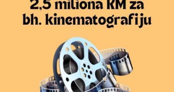 Za nove filmske projekte i poticaje podijeljeno 2,5 miliona KM
