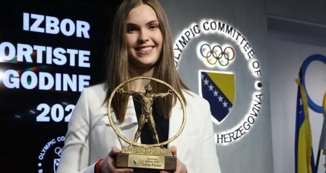 Devet evropskih i svjetskih medalja: Lana Pudar Sportista godine Bosne i Hercegovine