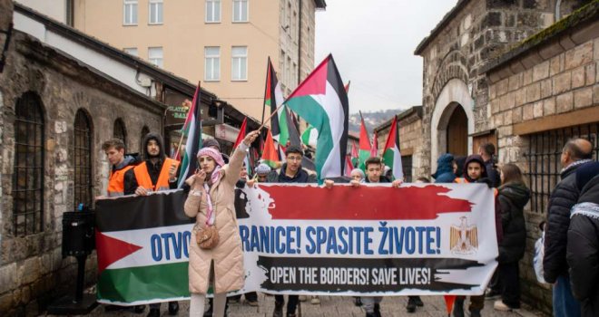 U Sarajevu održan još jedan skup podrške Palestincima u Gazi 