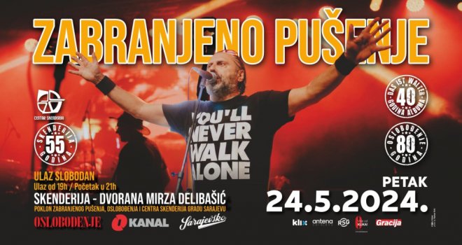 Velikim koncertom u Skenderiji kultno Zabranjeno pušenje obilježava 40 godina svog postojanja