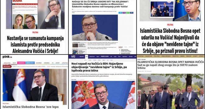 Slobodna Bosna na meti brutalnih napada medija iz Srbije koji kontroliše režim Aleksandra Vučića